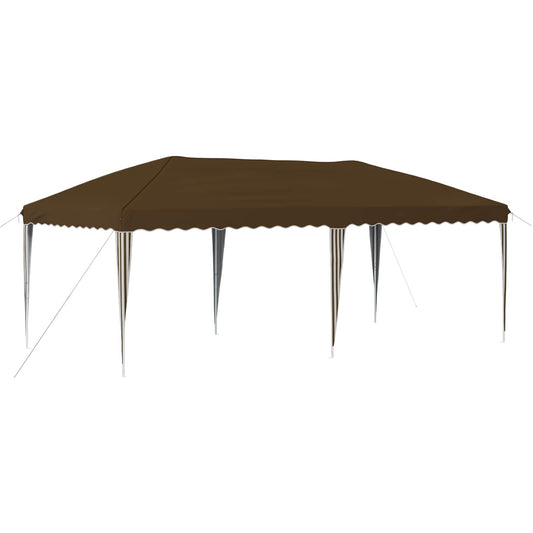 vidaXL Pop-up Party Tent 575 x 290 x 245 cm Taupe