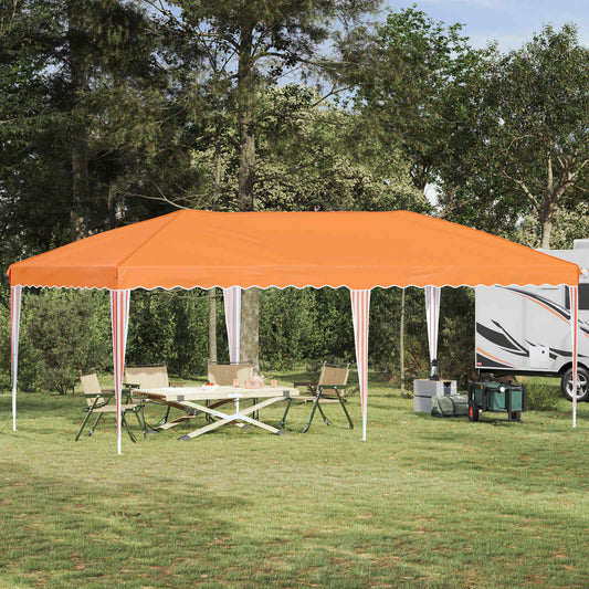 vidaXL Pop-up Party Tent 575 x 290 x 245 cm Orange