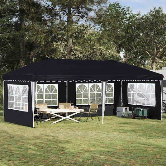 vidaXL Pop-up Party Tent 575 x 289 x 245 cm Antracite