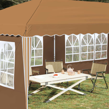 vidaXL Pop-up Party Tent 575 x 289 x 245 cm Beige