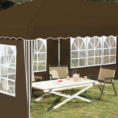 vidaXL Pop-up Party Tent 575 x 289 x 245 cm Taupe