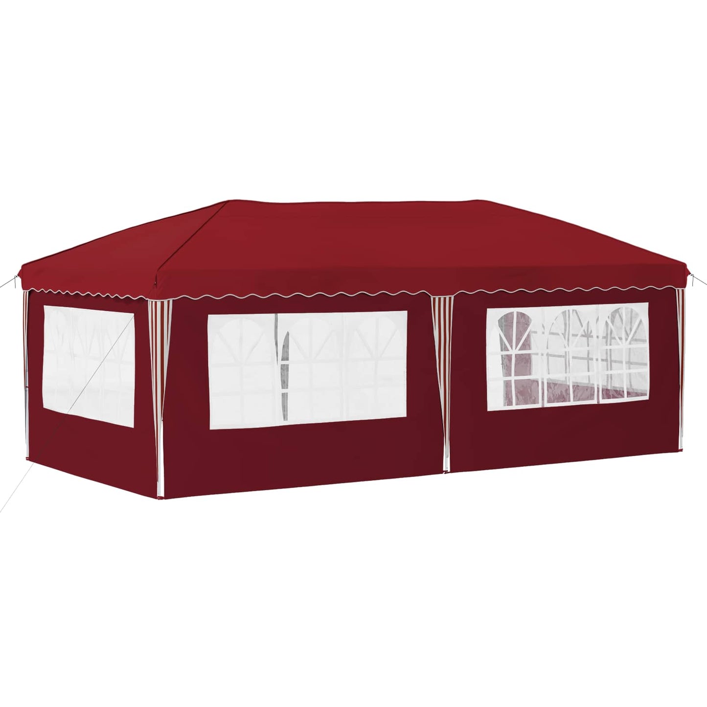 vidaXL Pop-up Party Tent 575 x 289 x 245 cm Burgundy
