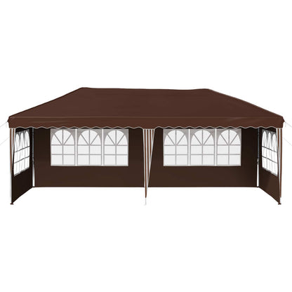 vidaXL Pop-up Party Tent 575 x 289 x 245 cm Brown