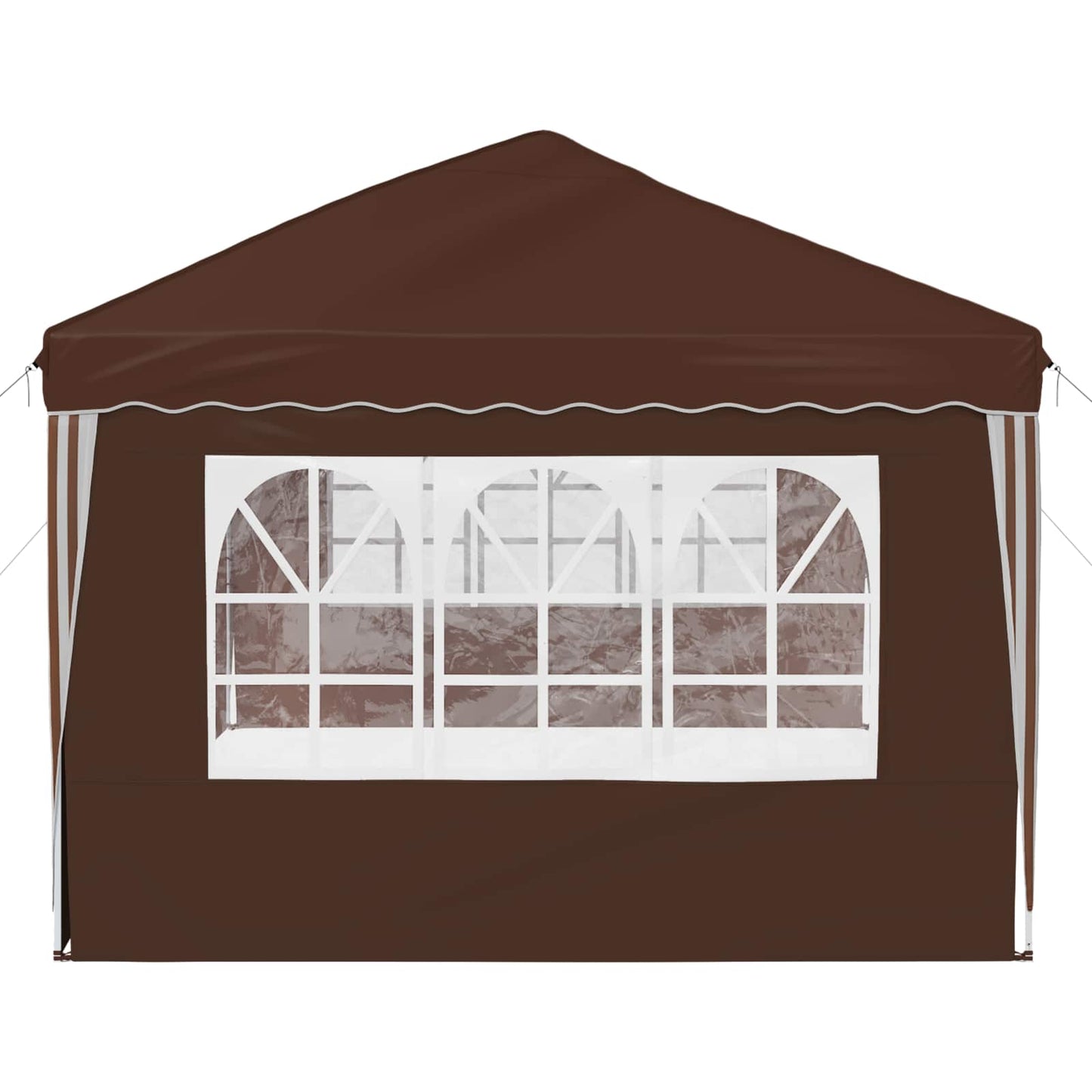 vidaXL Pop-up Party Tent 575 x 289 x 245 cm Brown