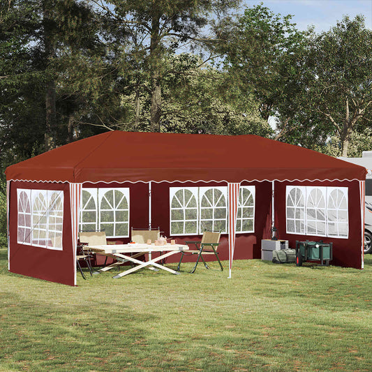vidaXL Pop-up Party Tent 575 x 289 x 245 cm Terracotta