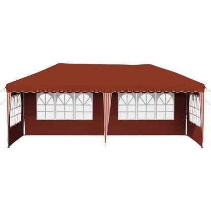 vidaXL Pop-up Party Tent 575 x 289 x 245 cm Terracotta