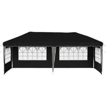 vidaXL Pop-up Party Tent 575 x 289 x 245 cm Black