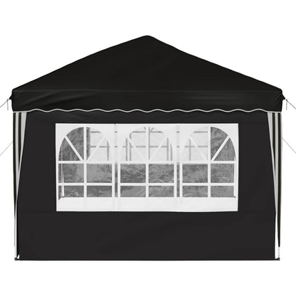 vidaXL Pop-up Party Tent 575 x 289 x 245 cm Black