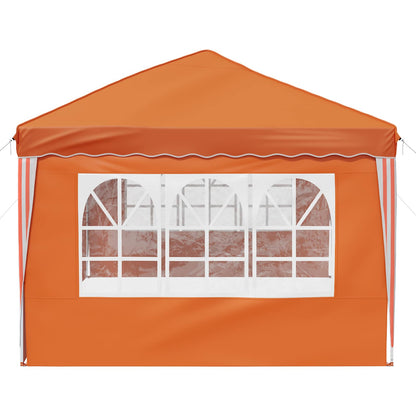 vidaXL Pop-up Party Tent 575 x 289 x 245 cm Orange