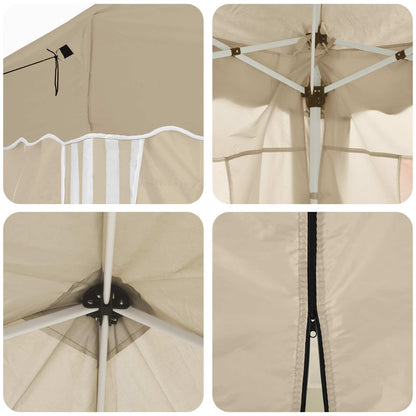 vidaXL Pop-up Party Tent 575 x 288 x 245 cm Cream