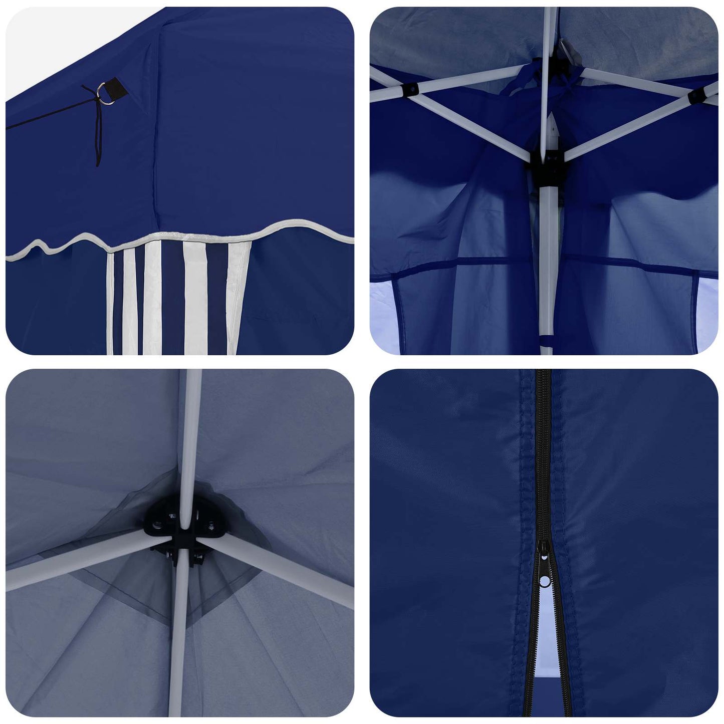 vidaXL Pop-up Party Tent 575 x 288 x 245 cm Blue