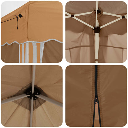 vidaXL Pop-up Party Tent 575 x 288 x 245 cm Beige