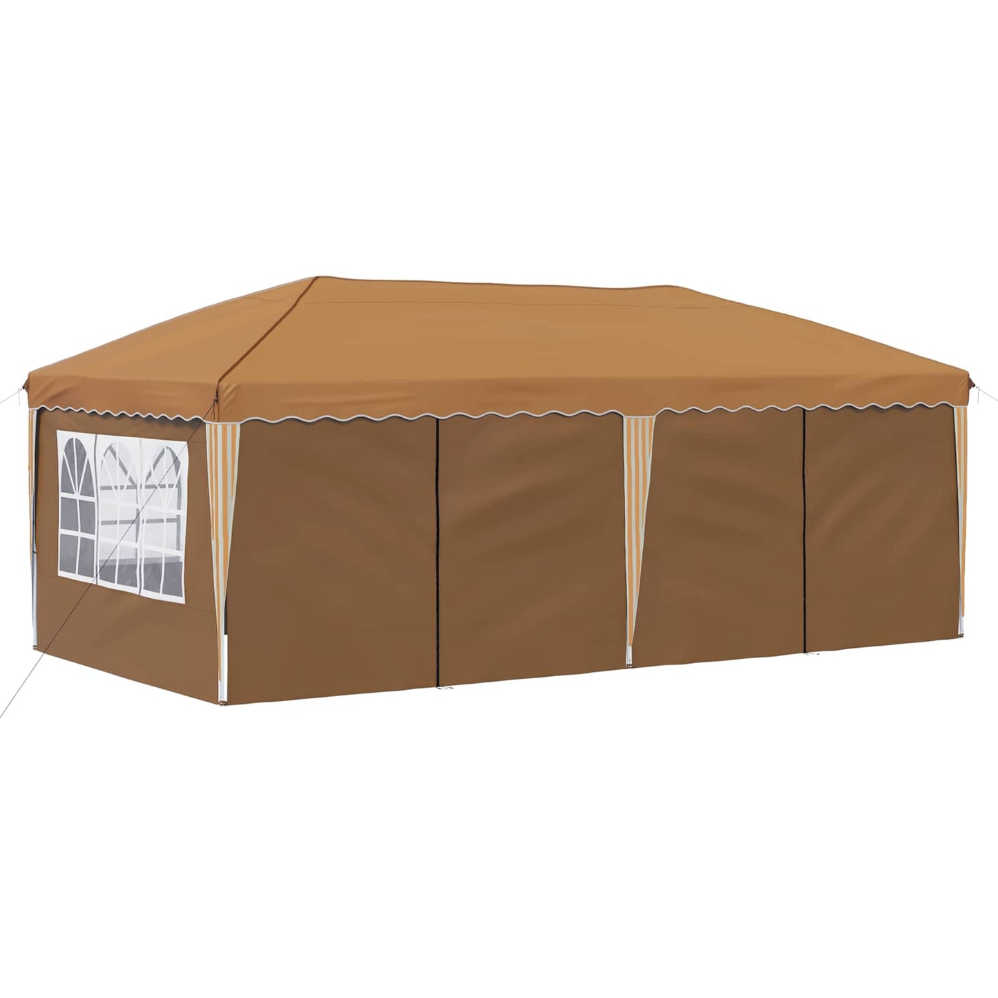 vidaXL Pop-up Party Tent 575 x 288 x 245 cm Beige