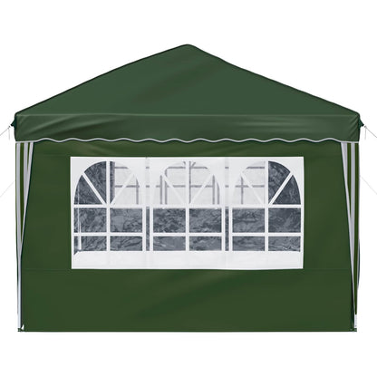 vidaXL Pop-up Party Tent 575 x 288 x 245 cm Green
