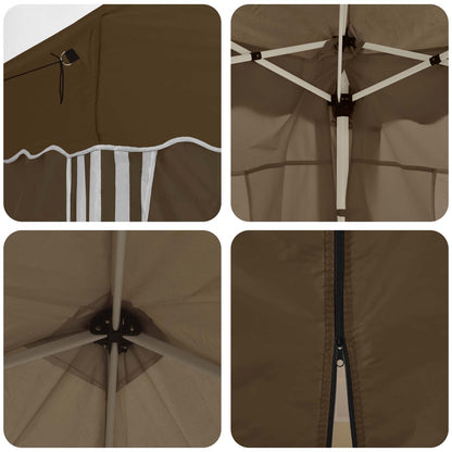 vidaXL Pop-up Party Tent 575 x 288 x 245 cm Taupe