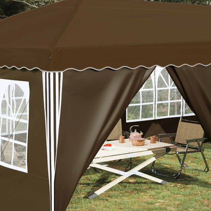 vidaXL Pop-up Party Tent 575 x 288 x 245 cm Taupe
