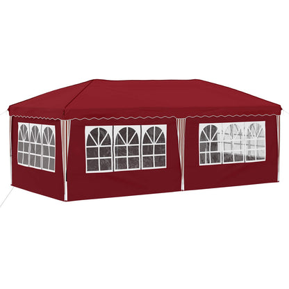 vidaXL Pop-up Party Tent 575 x 288 x 245 cm Burgundy
