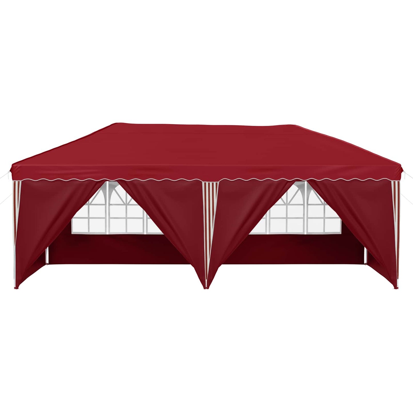 vidaXL Pop-up Party Tent 575 x 288 x 245 cm Burgundy