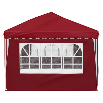 vidaXL Pop-up Party Tent 575 x 288 x 245 cm Burgundy