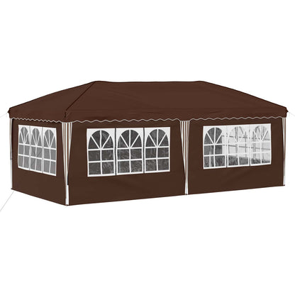 vidaXL Pop-up Party Tent 575 x 288 x 245 cm Brown