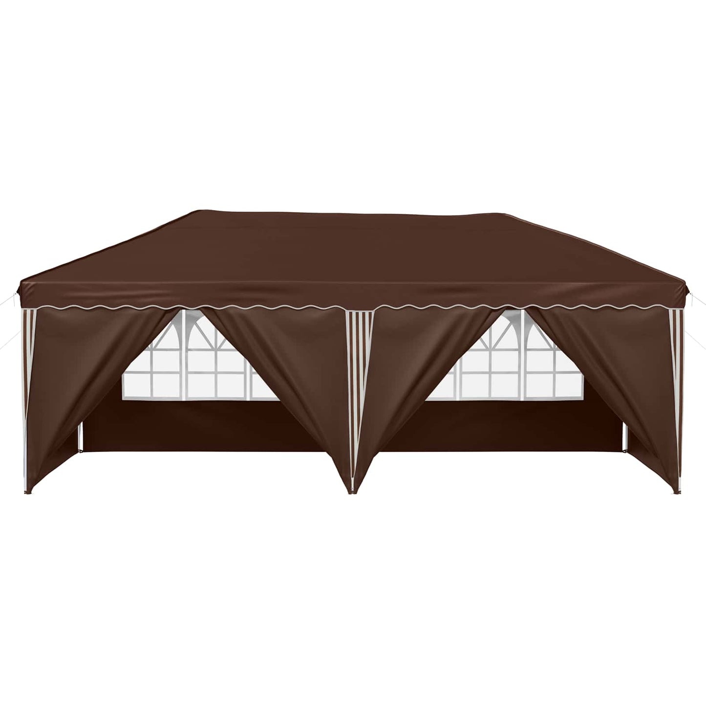 vidaXL Pop-up Party Tent 575 x 288 x 245 cm Brown