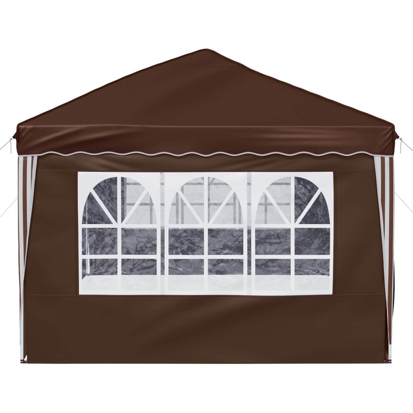 vidaXL Pop-up Party Tent 575 x 288 x 245 cm Brown