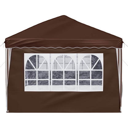 vidaXL Pop-up Party Tent 575 x 288 x 245 cm Brown