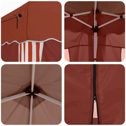vidaXL Pop-up Party Tent 575 x 288 x 245 cm Terracotta