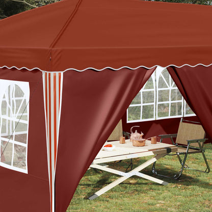 vidaXL Pop-up Party Tent 575 x 288 x 245 cm Terracotta