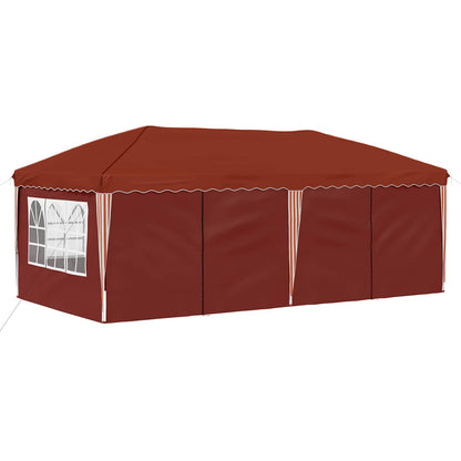 vidaXL Pop-up Party Tent 575 x 288 x 245 cm Terracotta