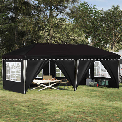 vidaXL Pop-up Party Tent 575 x 288 x 245 cm Black