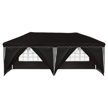 vidaXL Pop-up Party Tent 575 x 288 x 245 cm Black