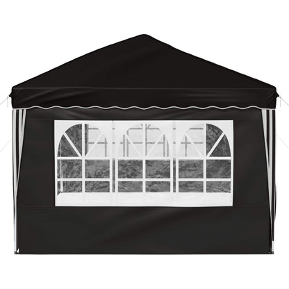 vidaXL Pop-up Party Tent 575 x 288 x 245 cm Black