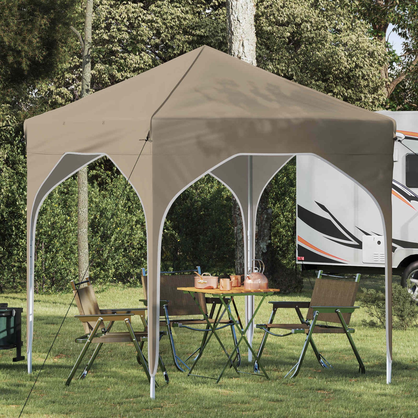 vidaXL Pop-up Party Tent 194 x 194 x 245 cm Cream