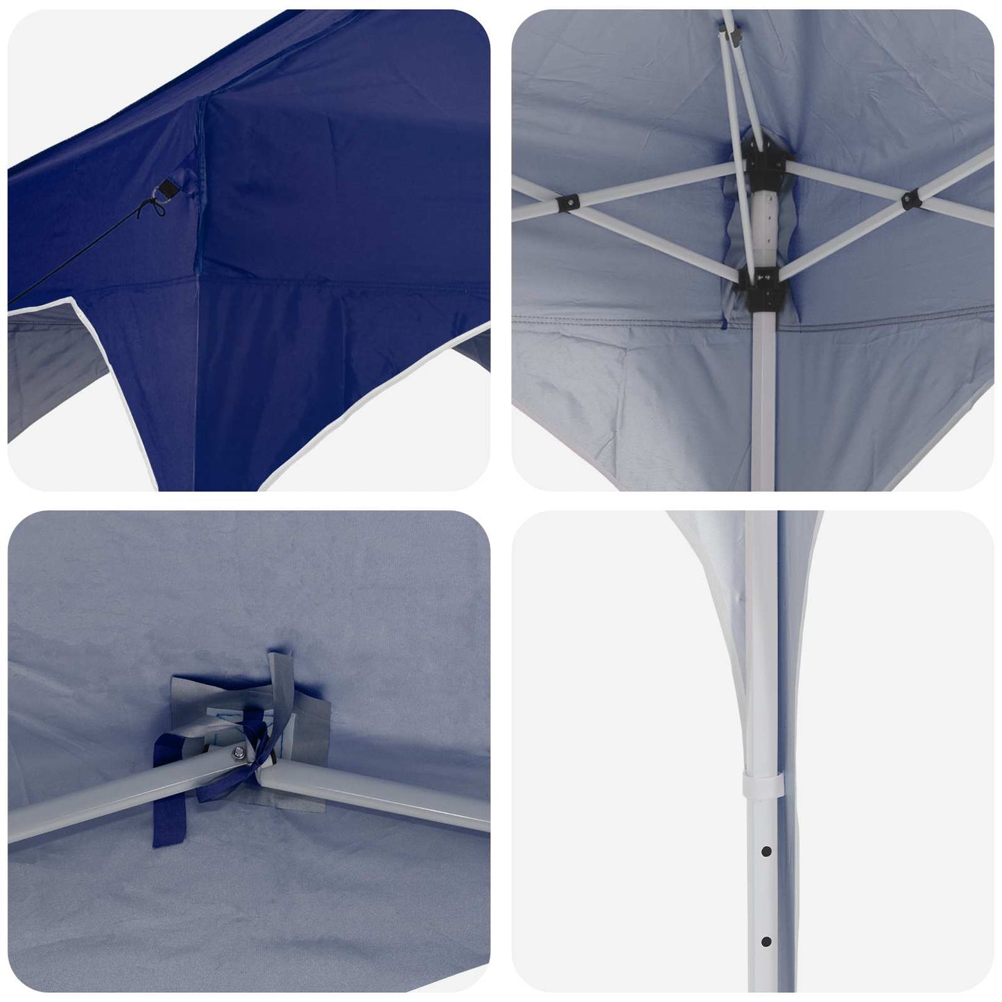 vidaXL Pop-up Party Tent 194 x 194 x 245 cm Blue