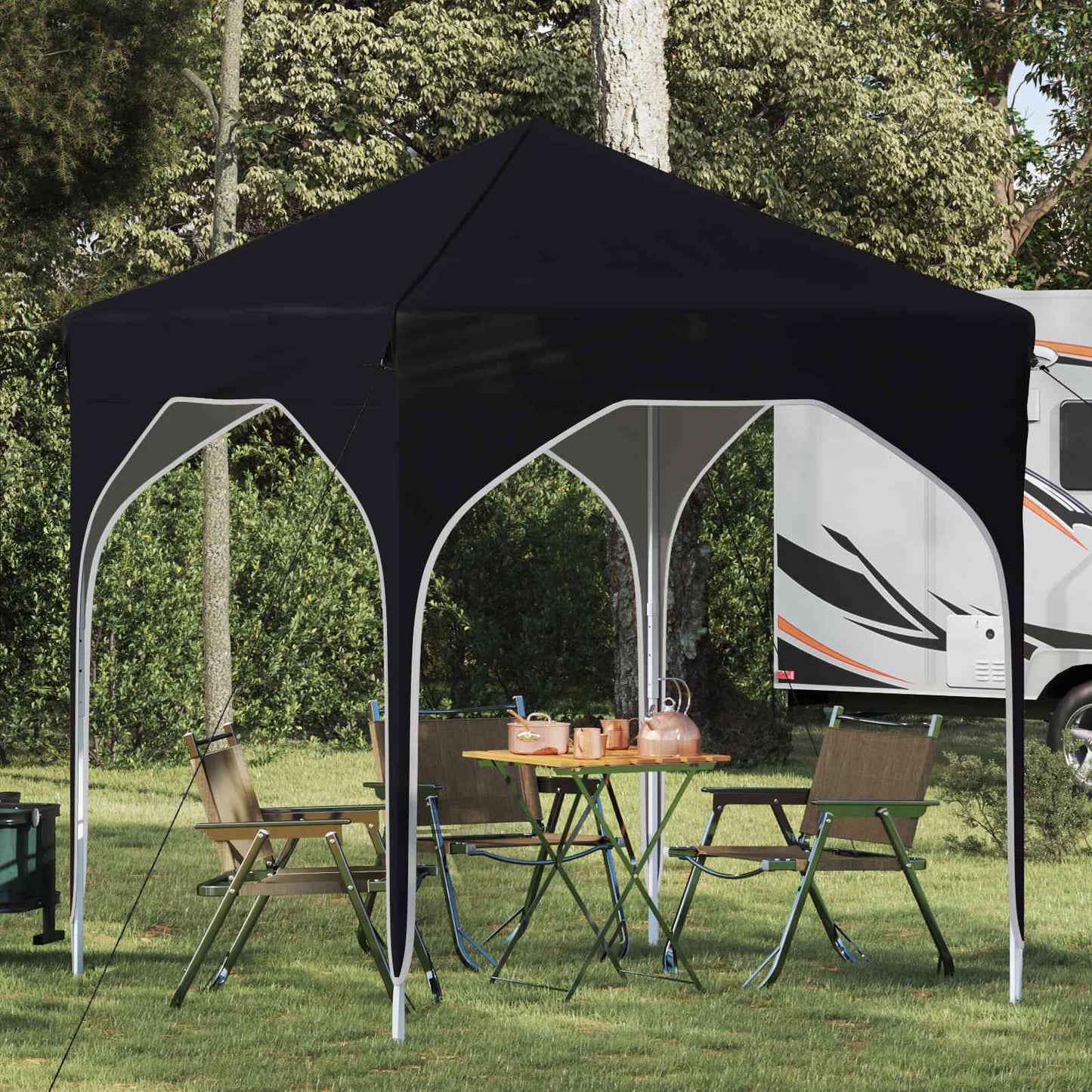 vidaXL Pop-up Party Tent 194 x 194 x 245 cm Antracite