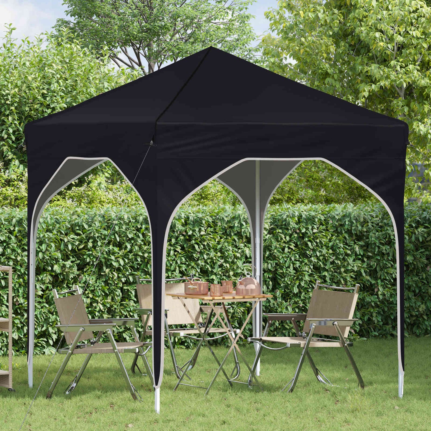 vidaXL Pop-up Party Tent 194 x 194 x 245 cm Antracite