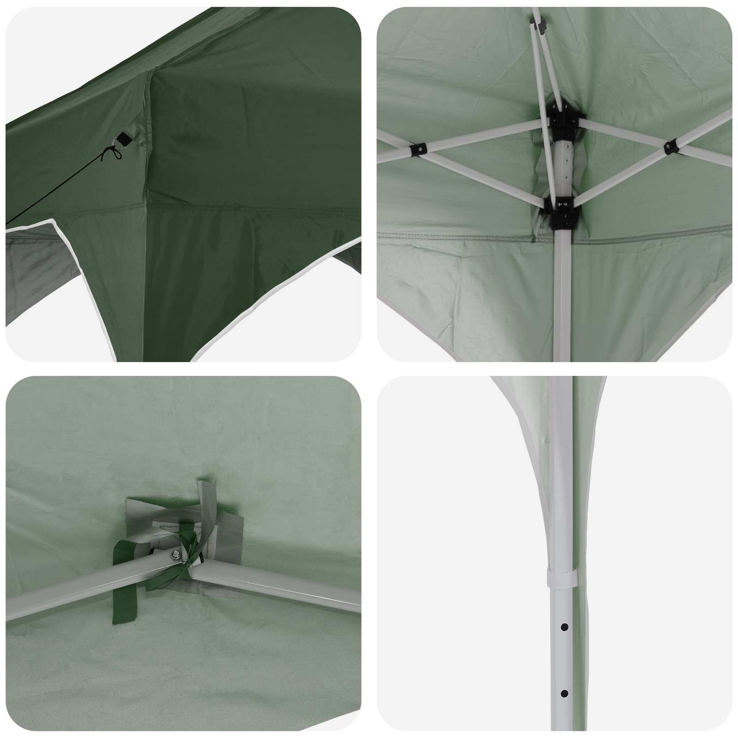 vidaXL Pop-up Party Tent 194 x 194 x 245 cm Green