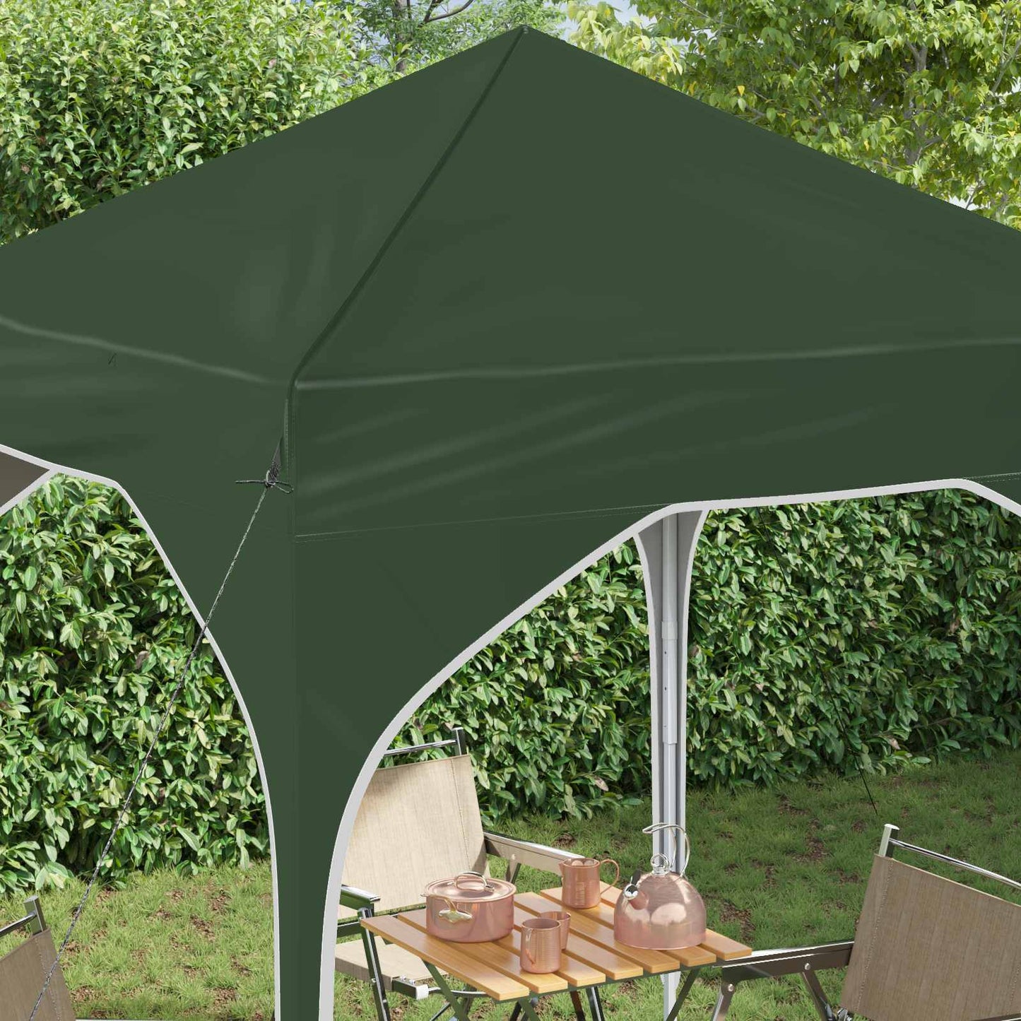 vidaXL Pop-up Party Tent 194 x 194 x 245 cm Green