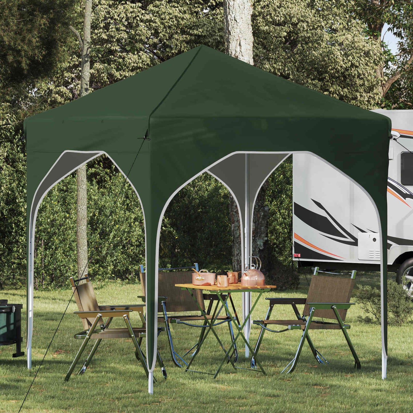 vidaXL Pop-up Party Tent 194 x 194 x 245 cm Green