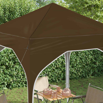 vidaXL Pop-up Party Tent 194 x 194 x 245 cm Taupe