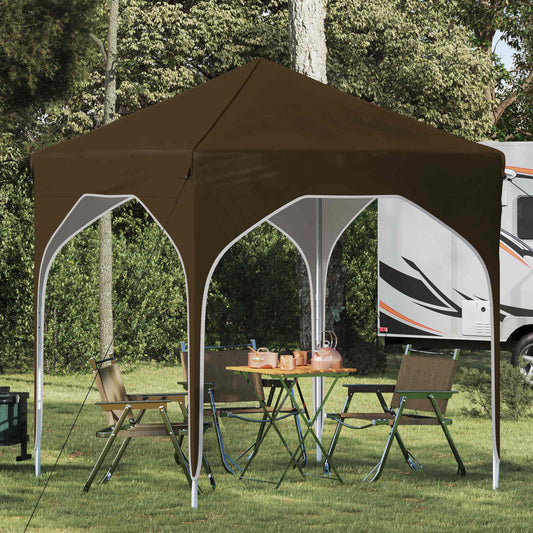 vidaXL Pop-up Party Tent 194 x 194 x 245 cm Taupe