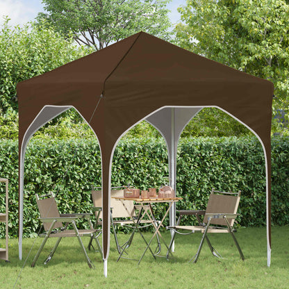 vidaXL Pop-up Party Tent 194 x 194 x 245 cm Taupe