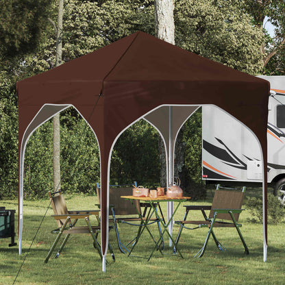 vidaXL Pop-up Party Tent 194 x 194 x 245 cm Brown