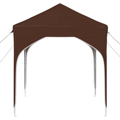 vidaXL Pop-up Party Tent 194 x 194 x 245 cm Brown