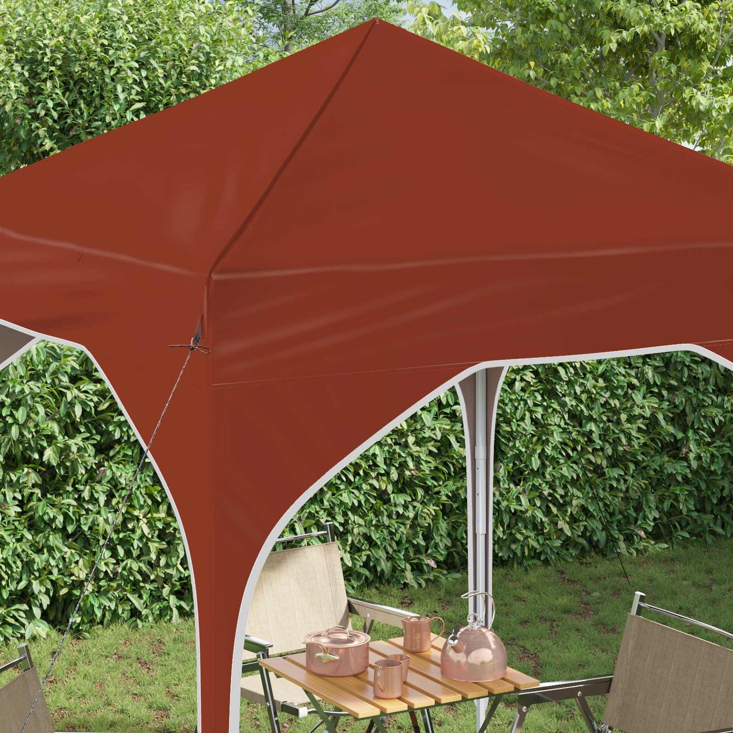 vidaXL Pop-up Party Tent 194 x 194 x 245 cm Terracotta