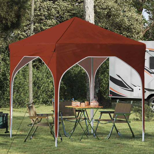 vidaXL Pop-up Party Tent 194 x 194 x 245 cm Terracotta