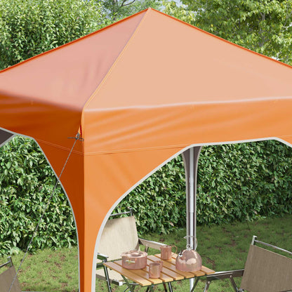 vidaXL Pop-up Party Tent 194 x 194 x 245 cm Orange
