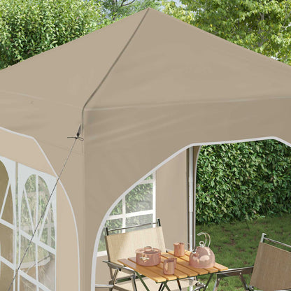 vidaXL Pop-up Party Tent 192 x 192 x 245 cm Cream
