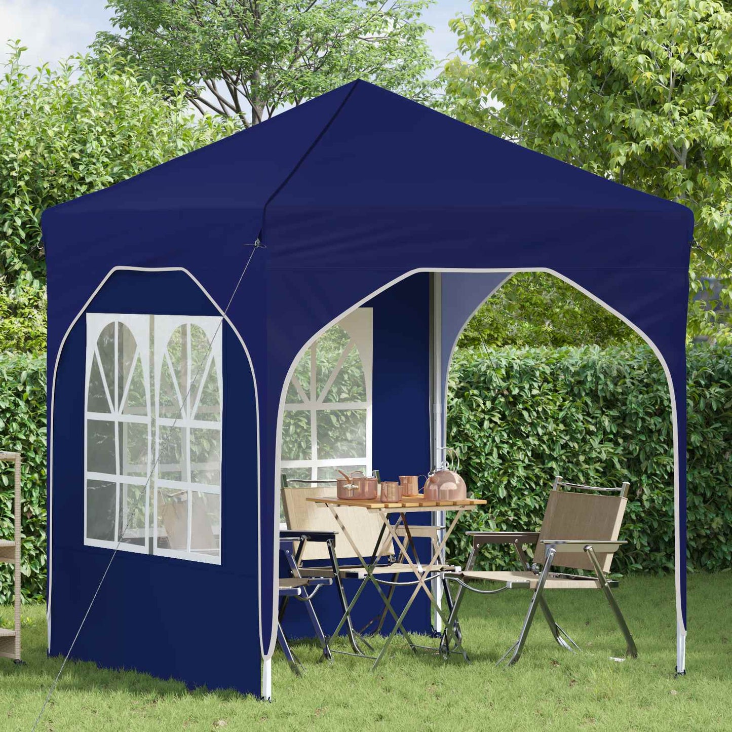 vidaXL Pop-up Party Tent 192 x 192 x 245 cm Blue